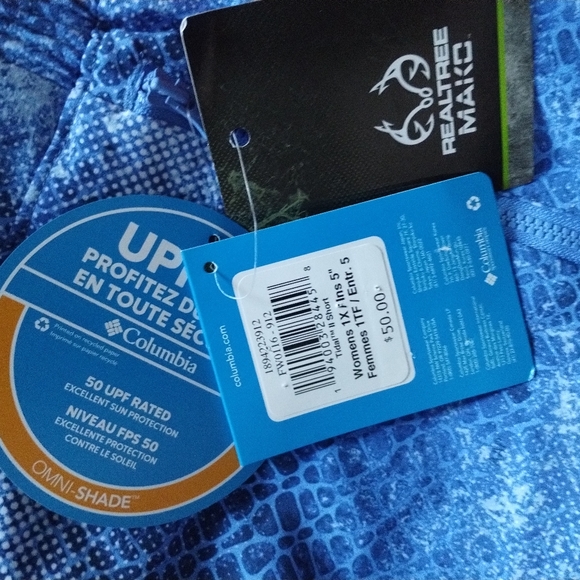 COLUMBIAPlus Size PFG Tidal II Adjustable-Waist SPF Shorts Sizes 1X - Picture 4 of 4